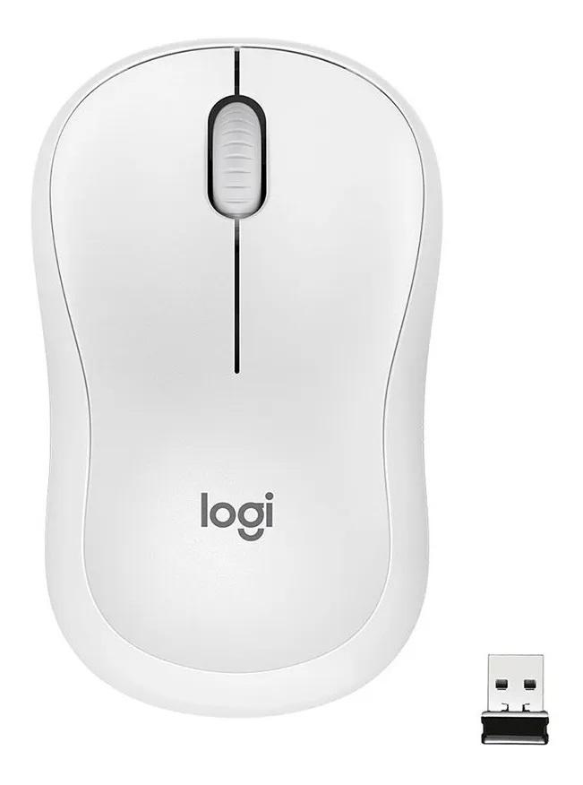 Mouse Logitech M220 Silent Inalambrico Usb Blanco Silencioso