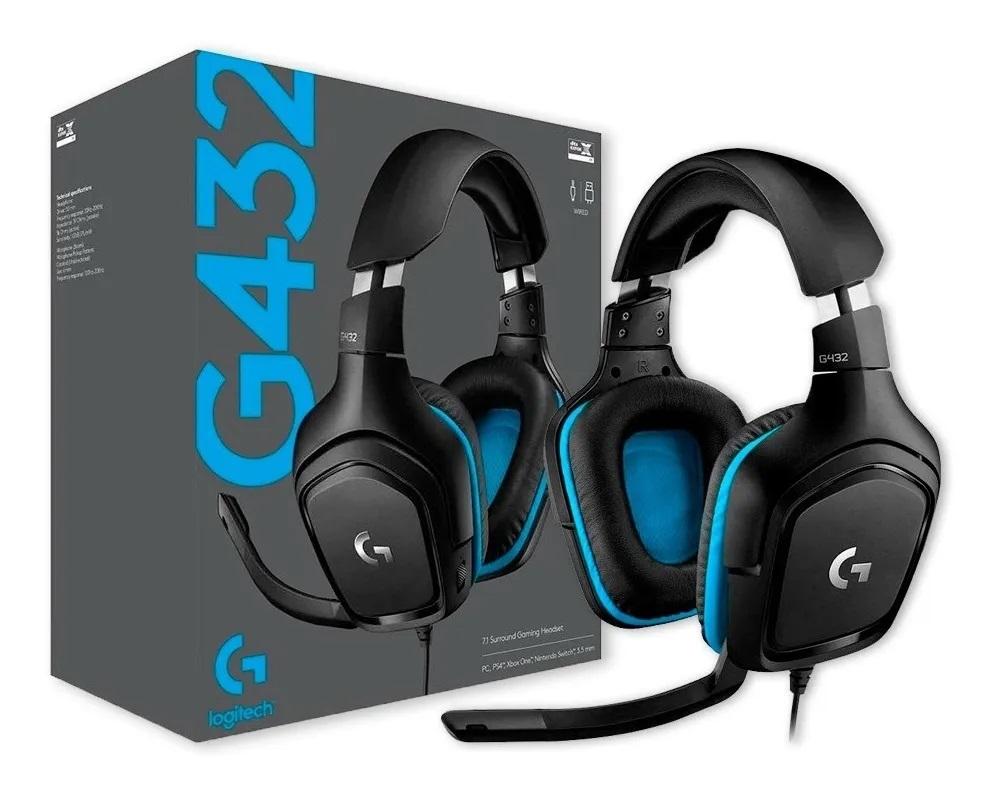 Auriculares gamer Logitech G Series G432 7.1 Dts X Pc Ps4 Xbox One