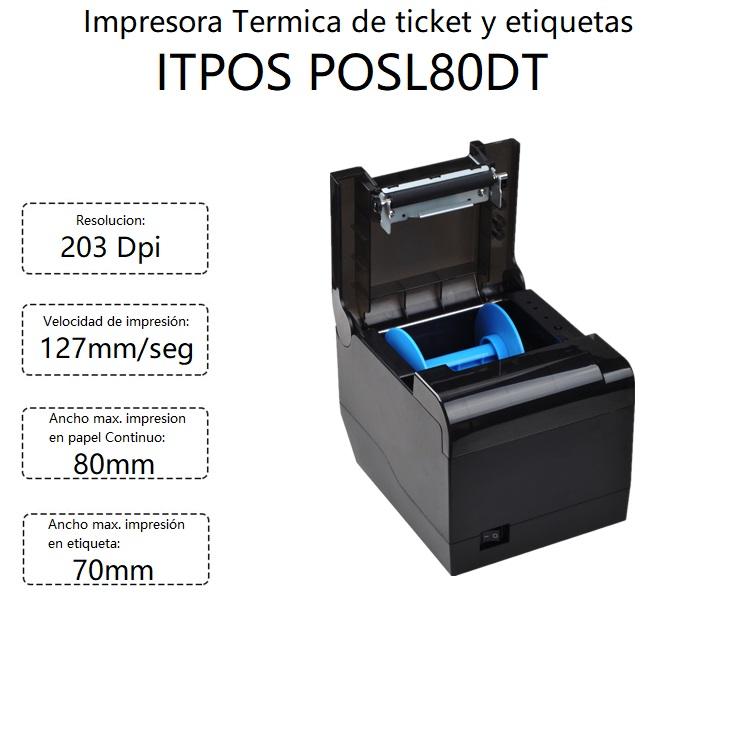 Impresora Termica Itpos Pos80ldt Usb Ethernet