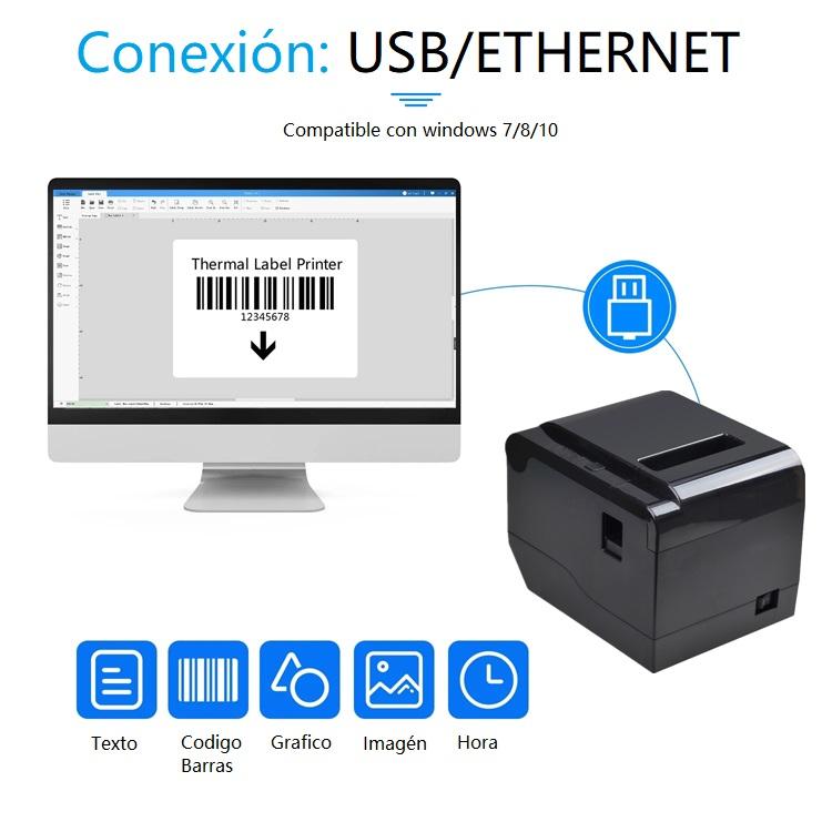 Impresora Termica Itpos Pos80ldt Usb Ethernet