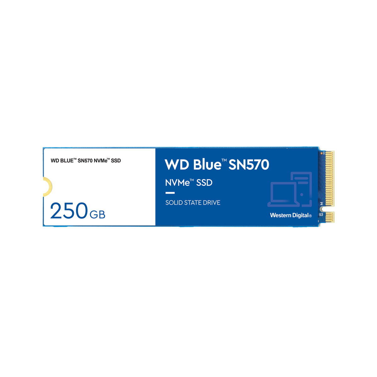 Disco SSD WD 250GB interno Blue SN570 NVMe gen3 3300MB/S