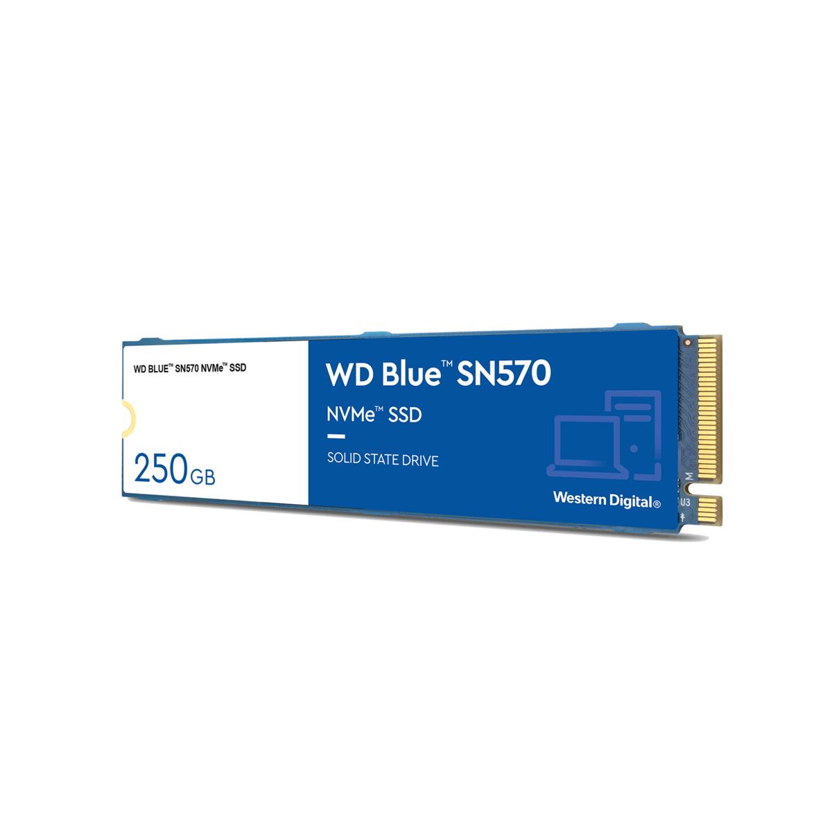 Disco SSD WD 250GB interno Blue SN570 NVMe gen3 3300MB/S