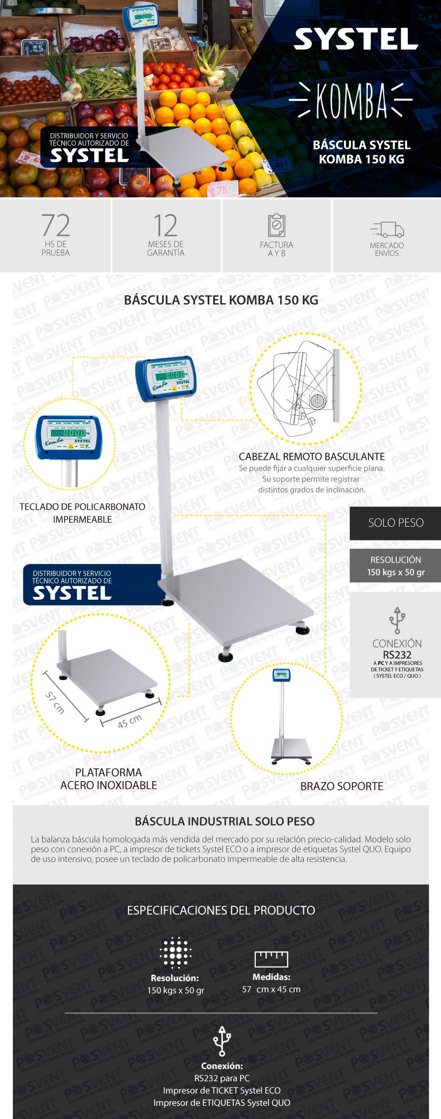 SYSTEL KOMBA 300KG-150kG