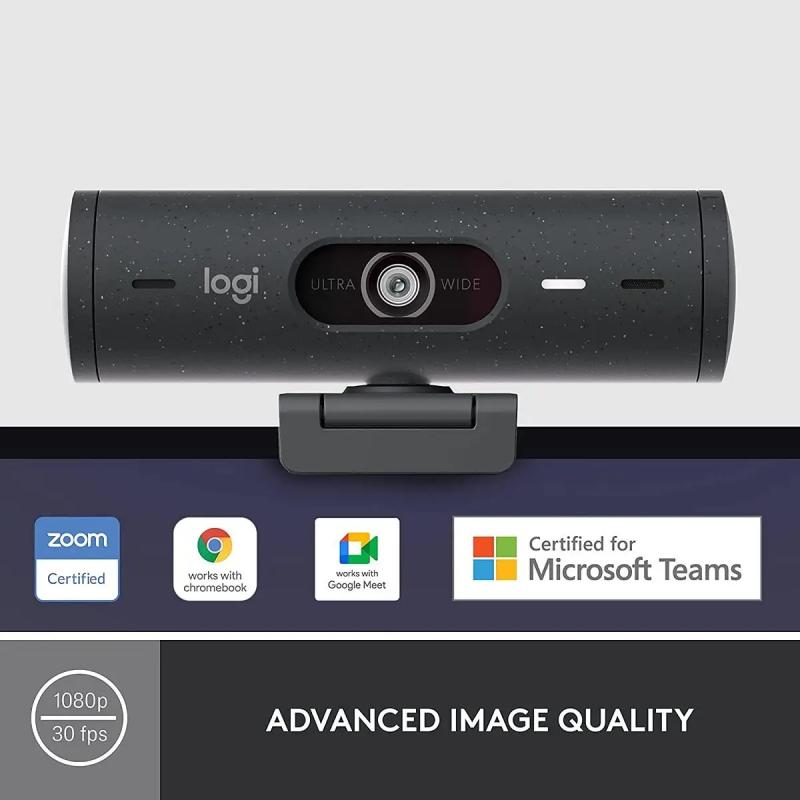 Camara Web WebCam Logitech Brio 500 Rosa