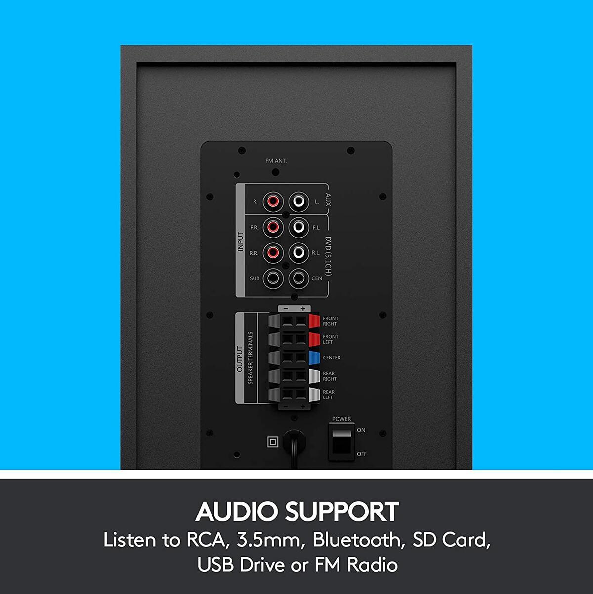 Sistema de Parlantes LOGITECH Z607 5.1 Surround con BT