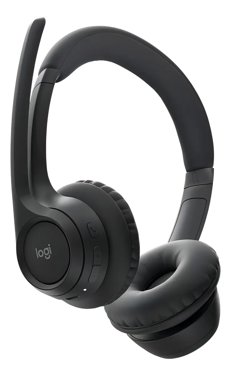 Headset Inalámbrico Logitech Zone 300 Con Micrófono Negro Bluetooth