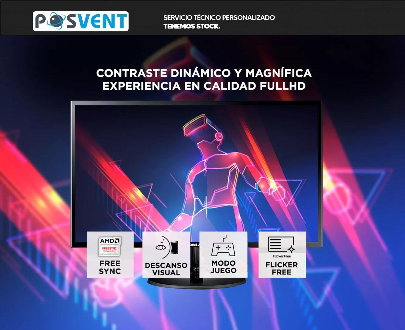 Monitor Samsung F350 27 Flat Full HD 60Hz VGA HDMI