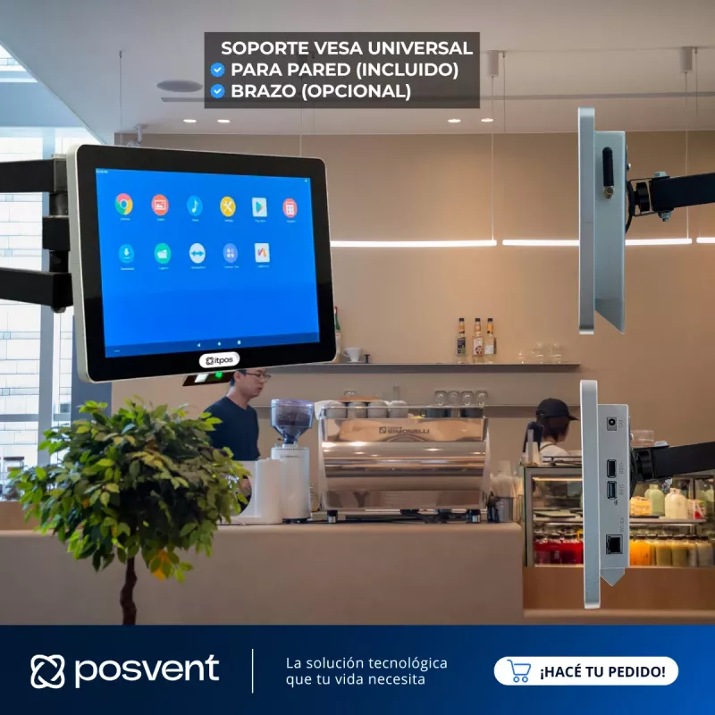 Verificador de Precios Itpos Vp10 A02 10.1 Android Bt Wifi