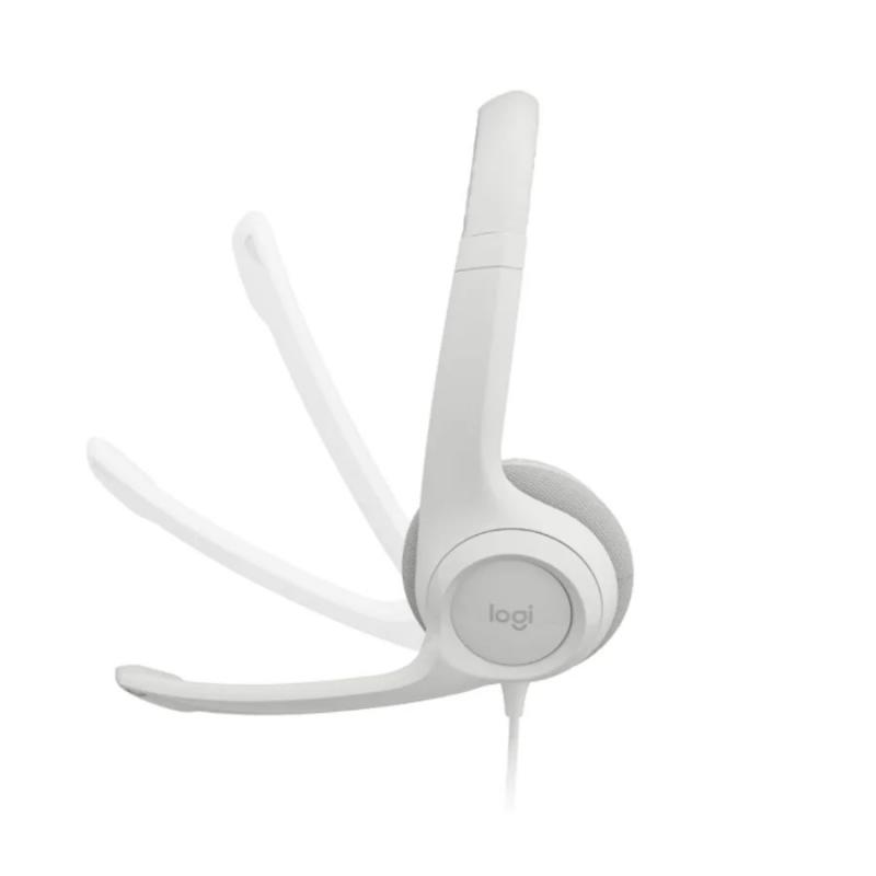 Auriculares Logitech H390 Blanco usb con Microfono