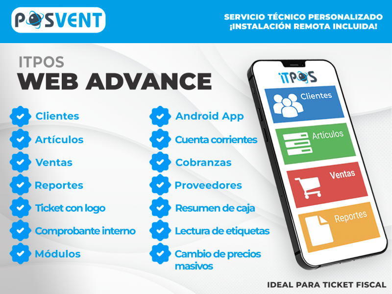 Sistema de Facturacion SolutionPos Web Android Para Celular Web PC