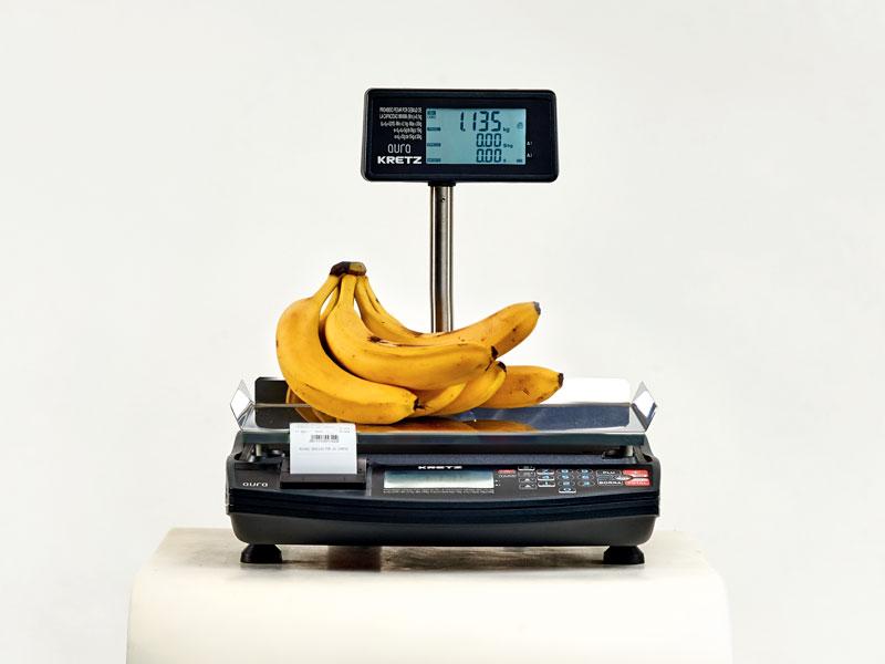 Balanza Kretz Aura Eco2 30kg Impresor De Ticket Bateria Bluetooth