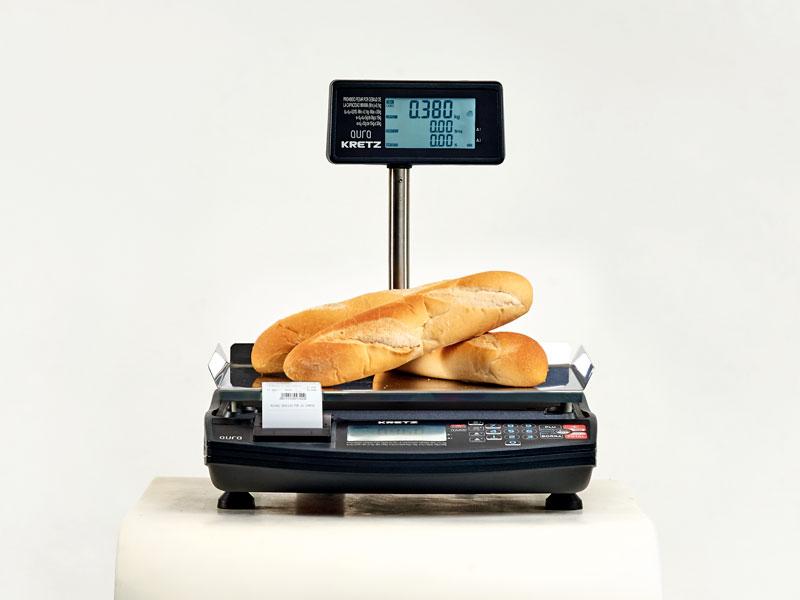 Balanza Kretz Aura Eco2 30kg Impresor De Ticket Bateria Bluetooth