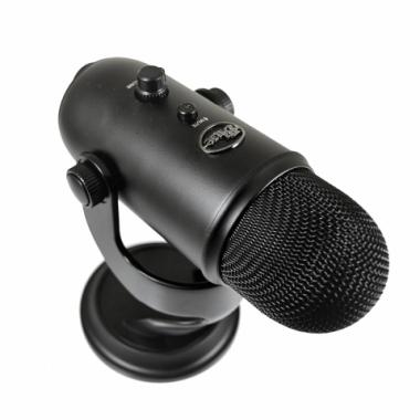 Micrófono Logitech Blue Yeti Blackout Edition Usb Estudio