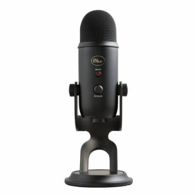 Micrófono Logitech Blue Yeti Blackout Edition Usb Estudio