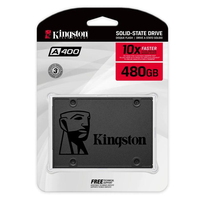 Disco Rigido SSD Kingston Interno A400 480GB 2.5" SATA 3.0 500MB/s