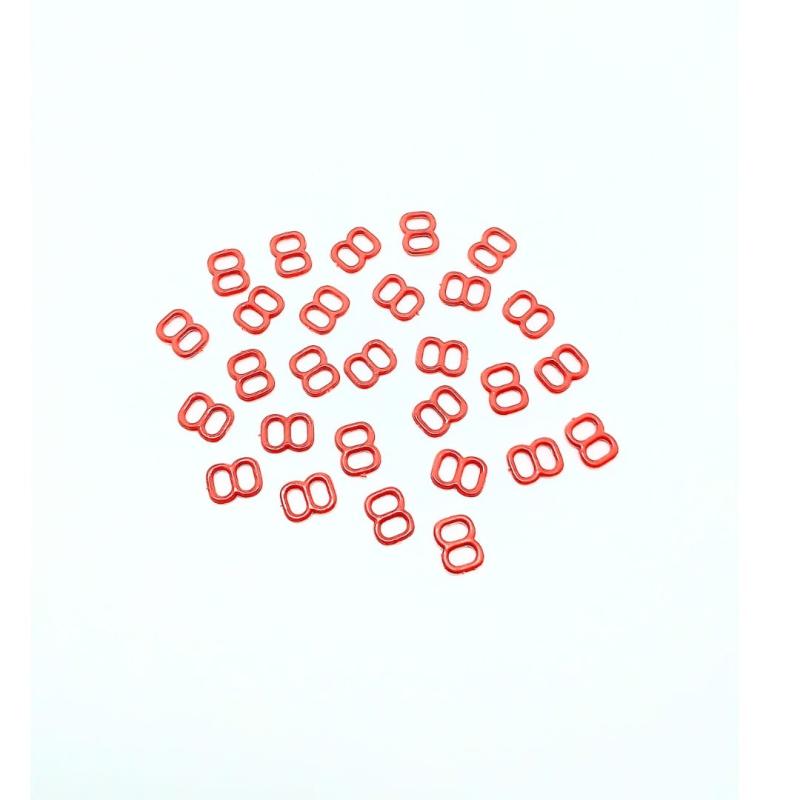 CORREDERA PLASTICO ROJO 6MM