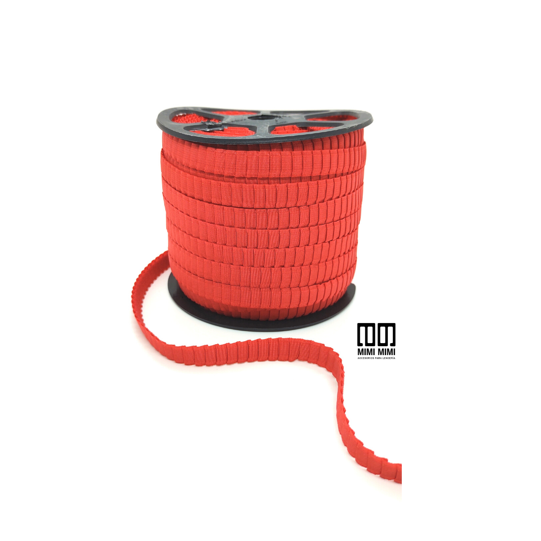 BRETEL MAGNOLIA (ZANOTTI) 10MM ROJO (ROLLO COMPLETO X 50MTS)