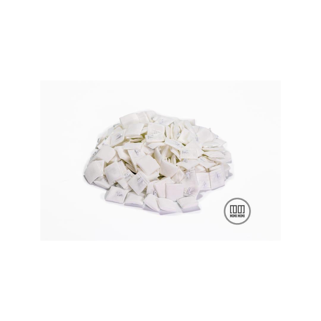 BROCHE DE TELA 2CM BLANCO