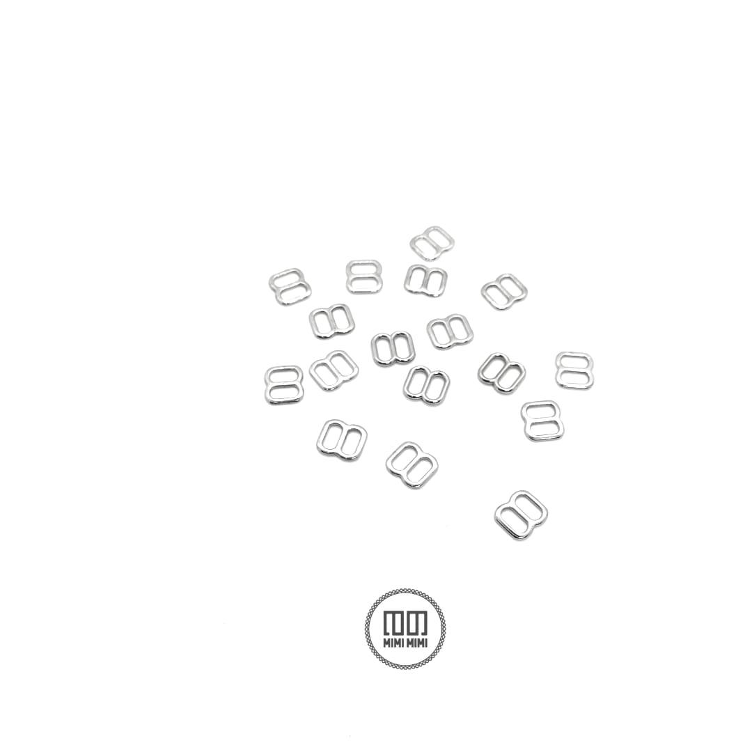 CORREDERA METAL 8MM (PAQUETE POR MAYOR 500U)