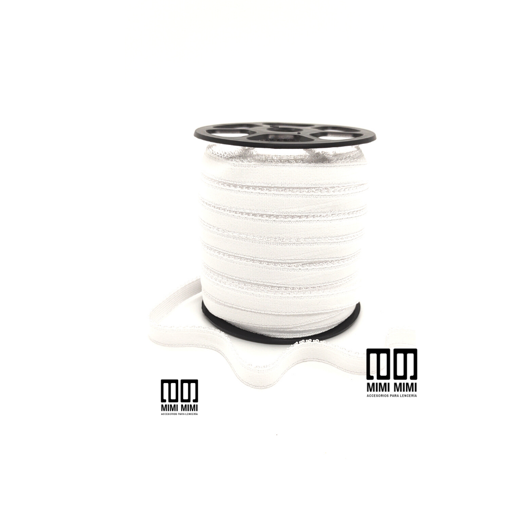 BAJO BUSTO 11MM FRESIA (ZANOTTI) BLANCO (ROLLO COMPLETO X 50MTS)