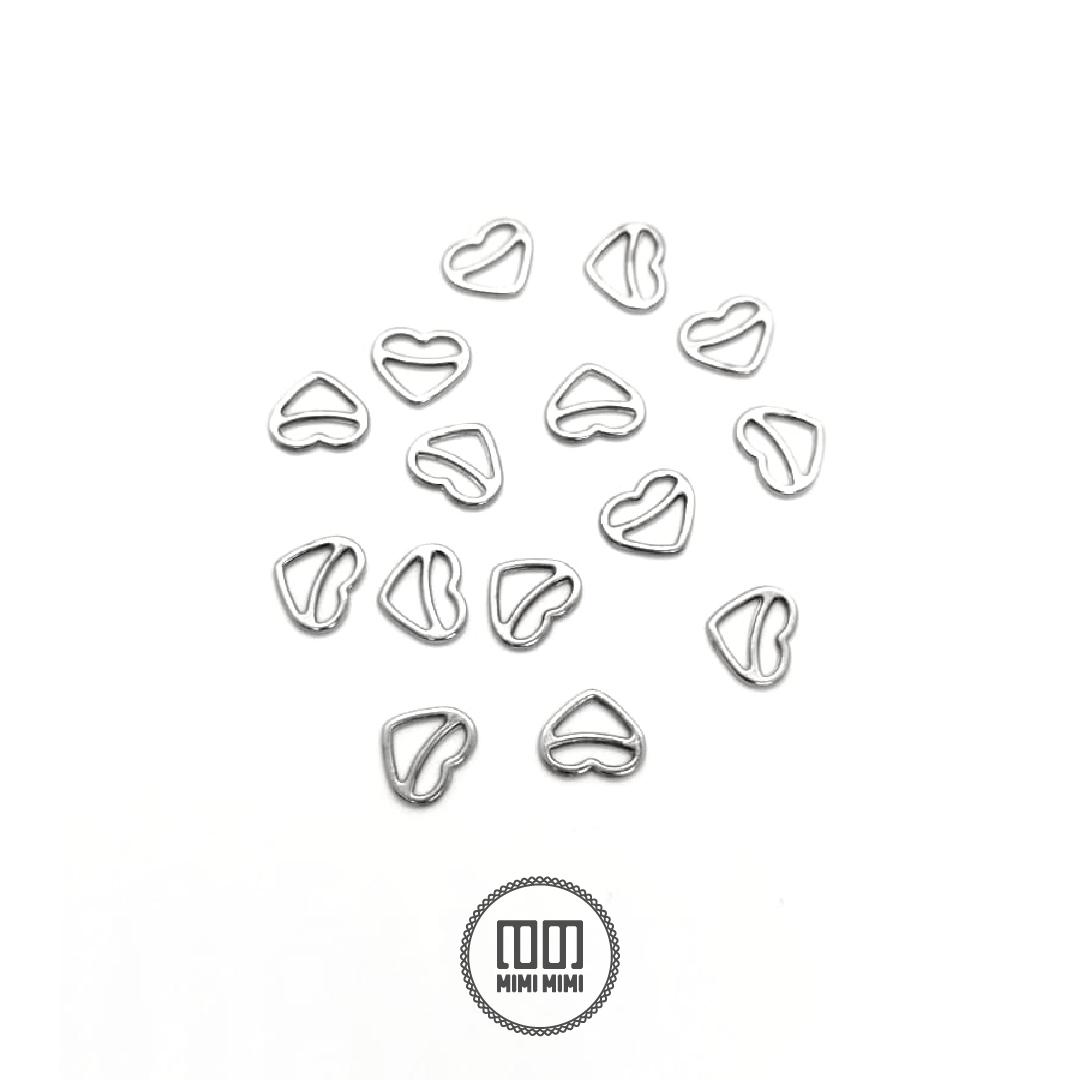 CORREDERA METAL CORAZON HORIZONTAL 10MM