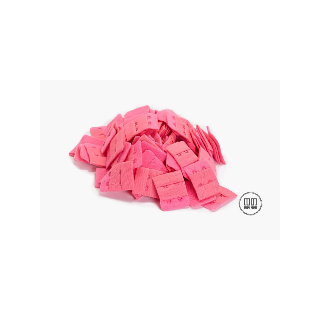 BROCHE DE TELA 3CM ROSA CHICLE (PAQUETE POR MAYOR 500U)