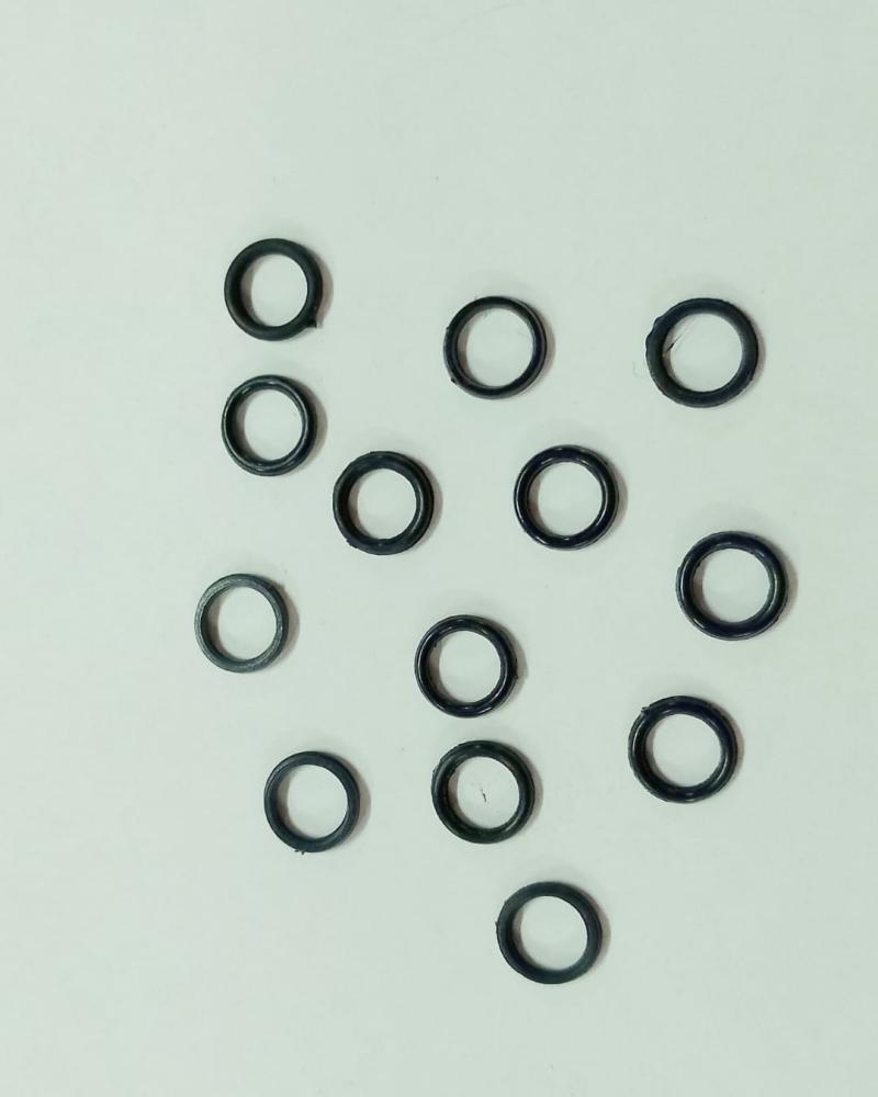 ARANDELA PLASTICO NEGRO 6MM (X MAYOR 500U)