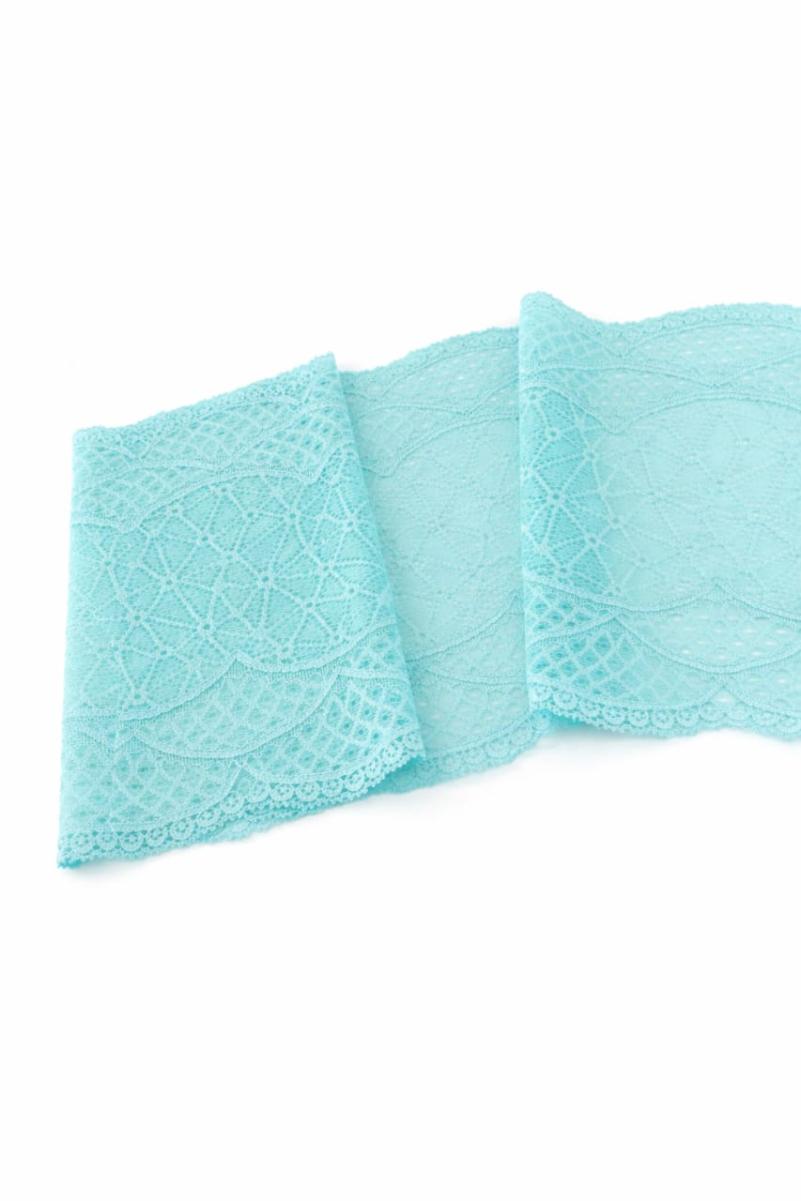 PUNTILLA VANESA 18CM CELESTE (ROLLO X 100)
