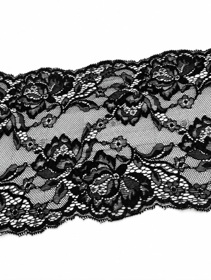 PUNTILLA CECILIA 18CM NEGRO