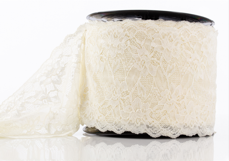 PUNTILLA 17CM CARMELA HUESO (ROLLO COMPLETO APROX 90MTS)