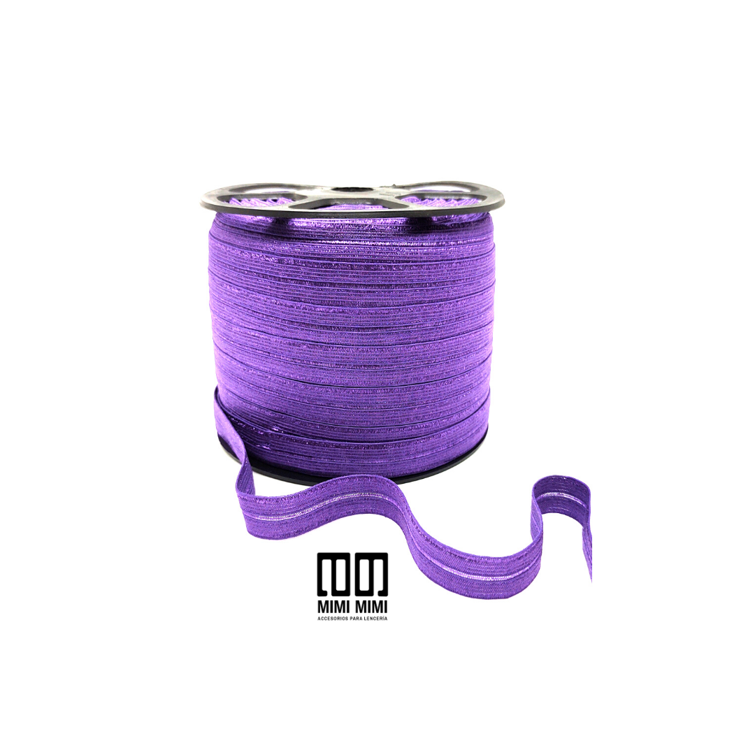 PARTIDO TERESINA (ZANOTTI) VIOLETA 12.5MM (ROLLO COMPLETO X 100MTS)