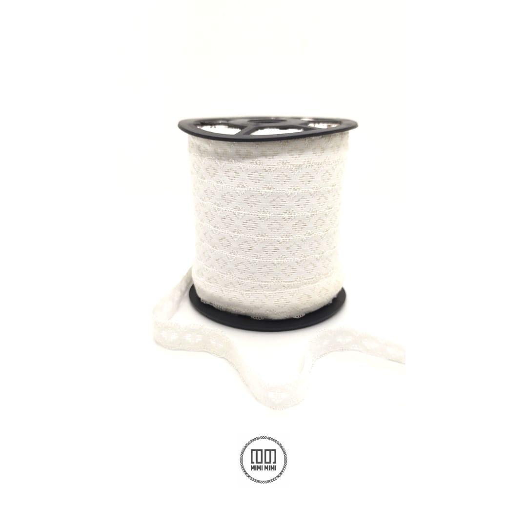 PUNTILLA 1,4CM (ZANOTTI) RENDANDHINO BLANCO (ROLLO COMPLETO X50MTS)