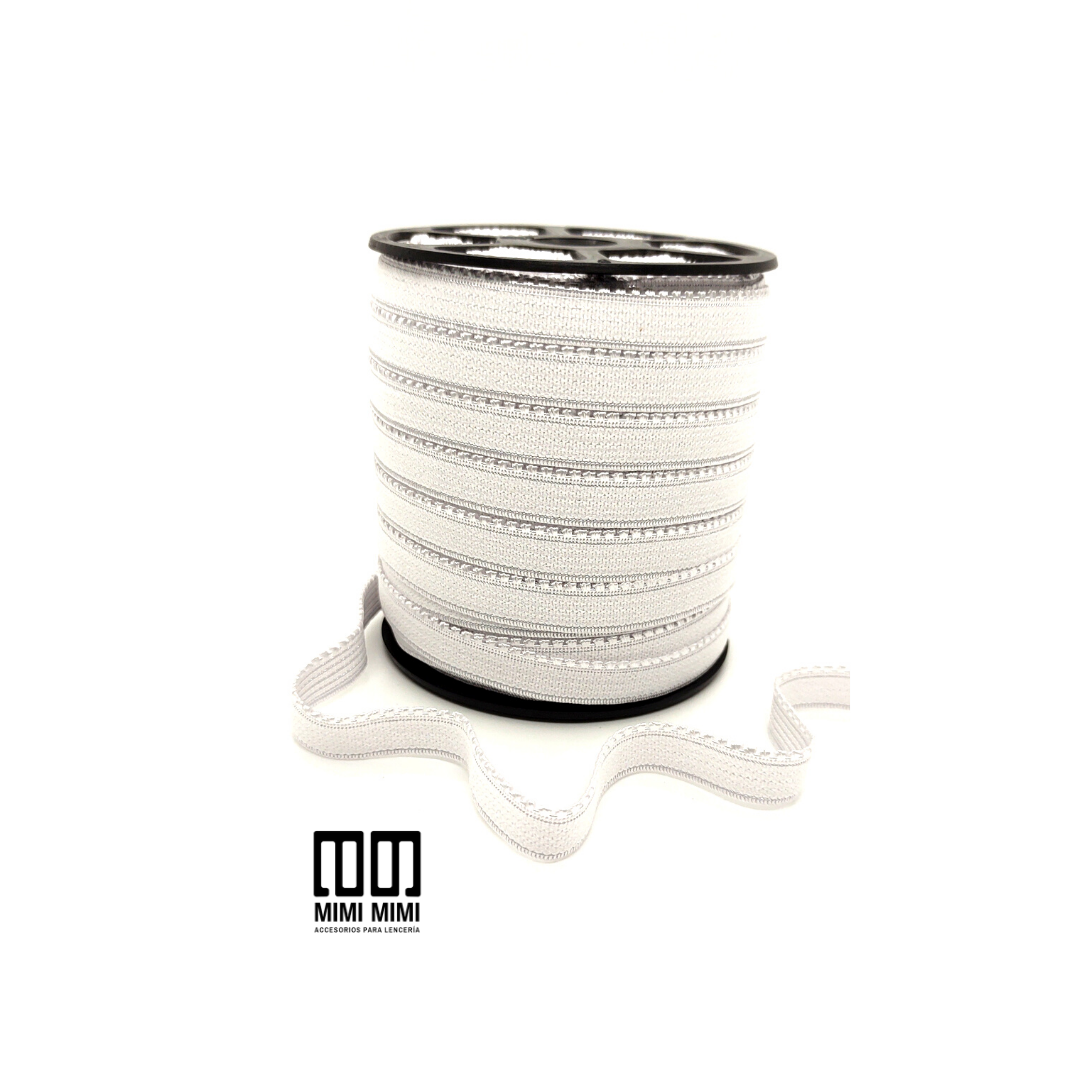 BAJO BUSTO PRIMAVERA 11MM (ZANOTTI) BLANCO (ROLLO COMPLETO X 50MTS)