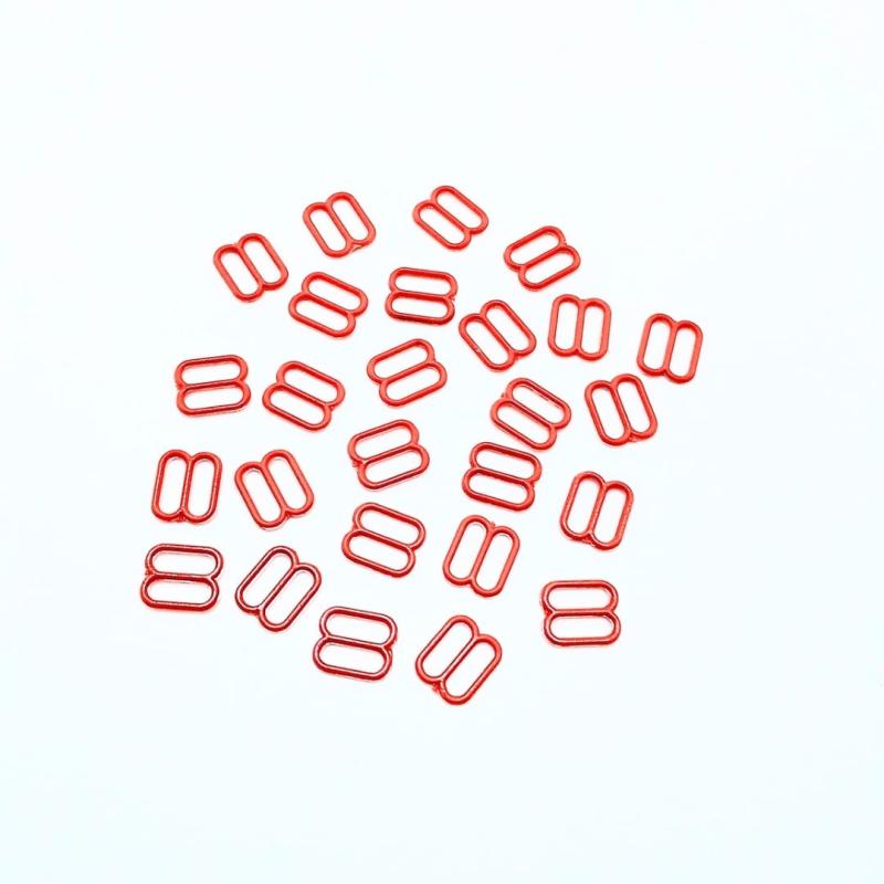 CORREDERA PLASTICO ROJO 10MM (X MAYOR 500U)