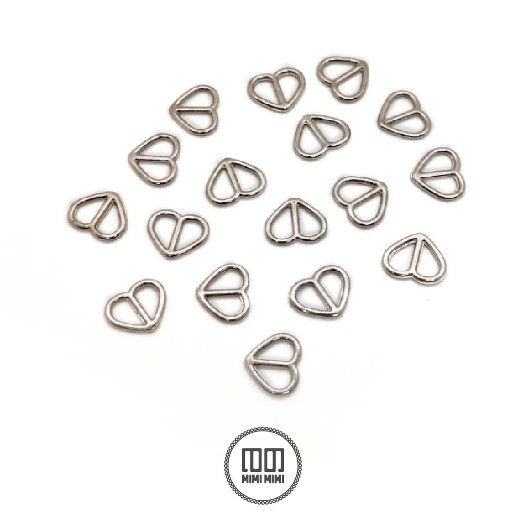 CORREDERA METAL CORAZON VERTICAL 8MM