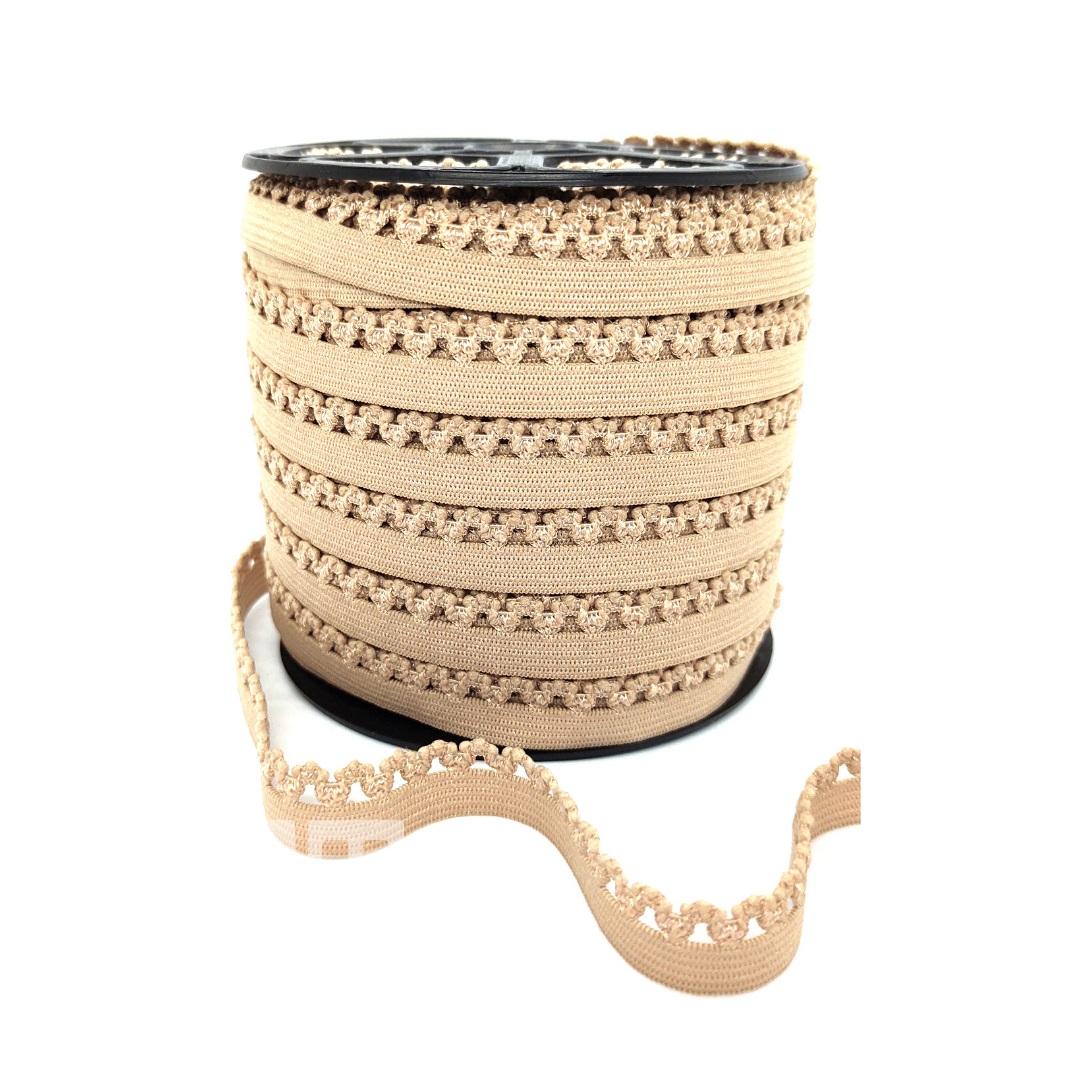 BOMBACHERO LEOPARDO 14MM (ZANOTTI) CANELA (ROLLO COMPLETO X50MTS)