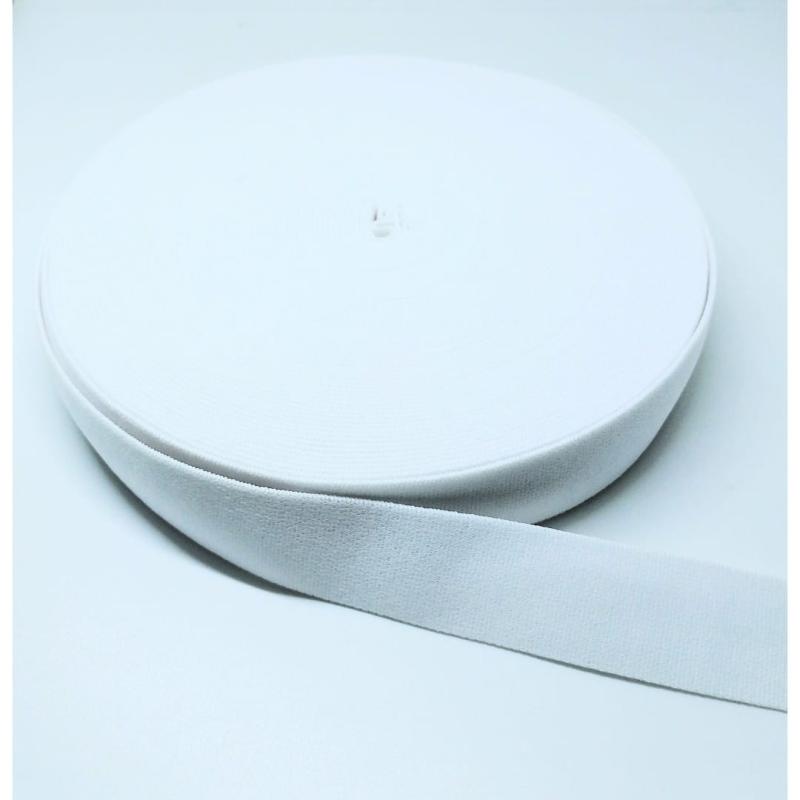 BRETEL DEPORTIVO AFELPADO (ZANOTTI) 30MM BLANCO (ROLLO X 20MTS)