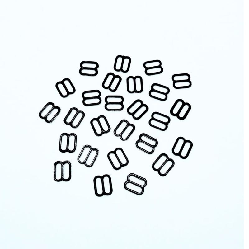 CORREDERA PLASTICO NEGRO 10MM (X MAYOR 500U)