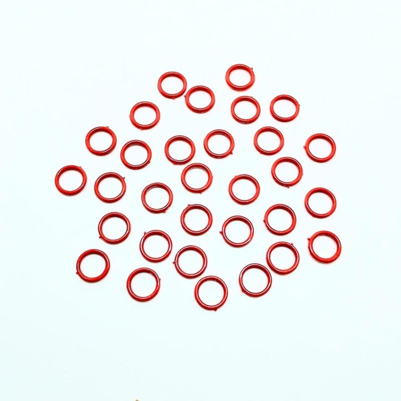 ARANDELA PLASTICO ROJO 10MM (X MAYOR 500U)