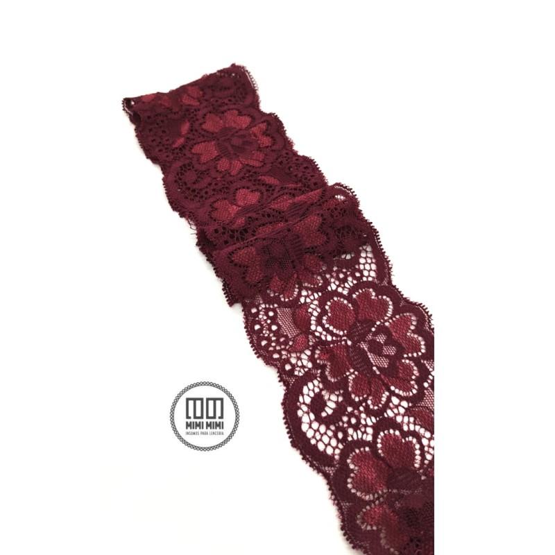 PUNTILLA 7.5CM ELVIRA BORDÓ