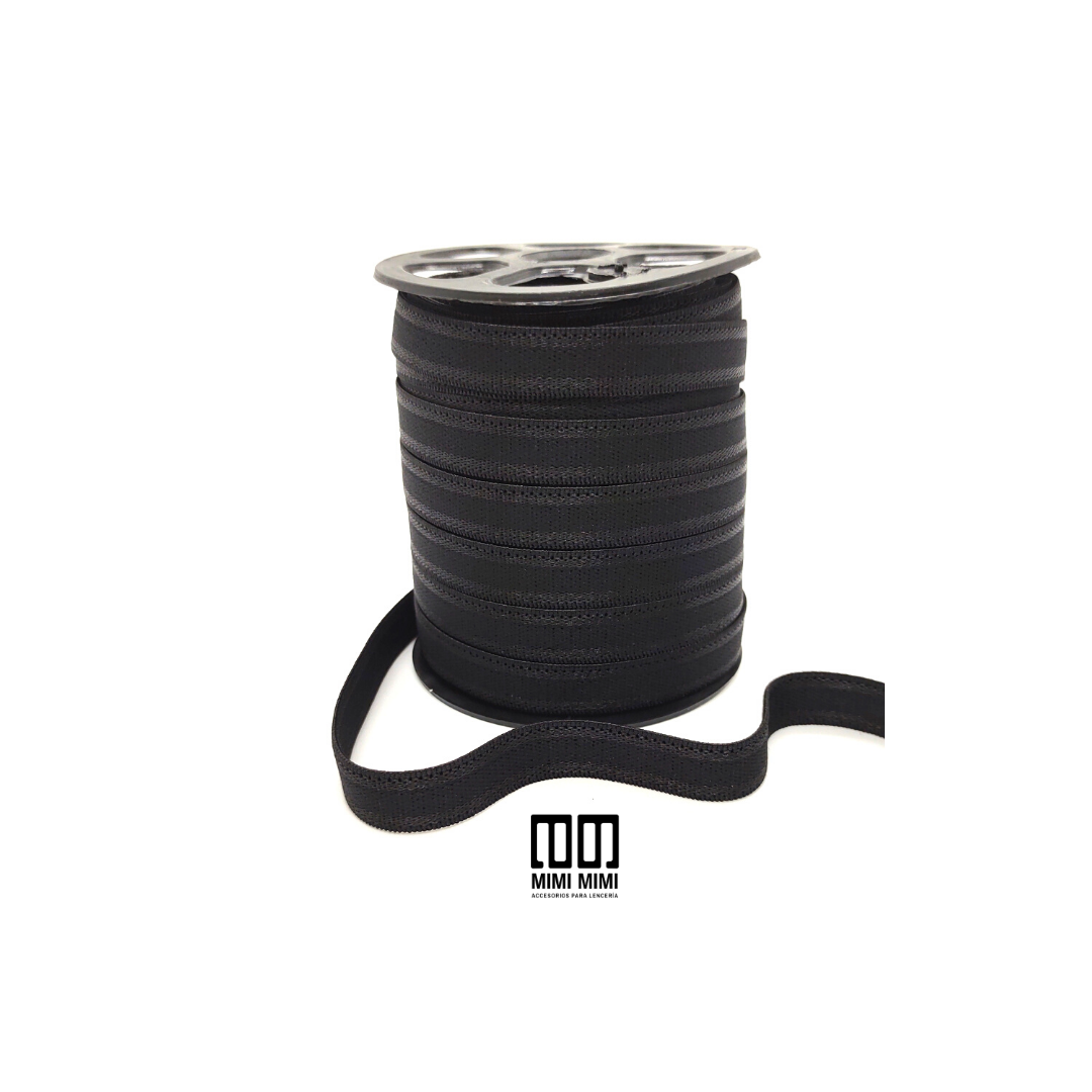 BRETEL IPE (ZANOTTI) 13MM NEGRO (ROLLO COMPLETO X 50MTS)