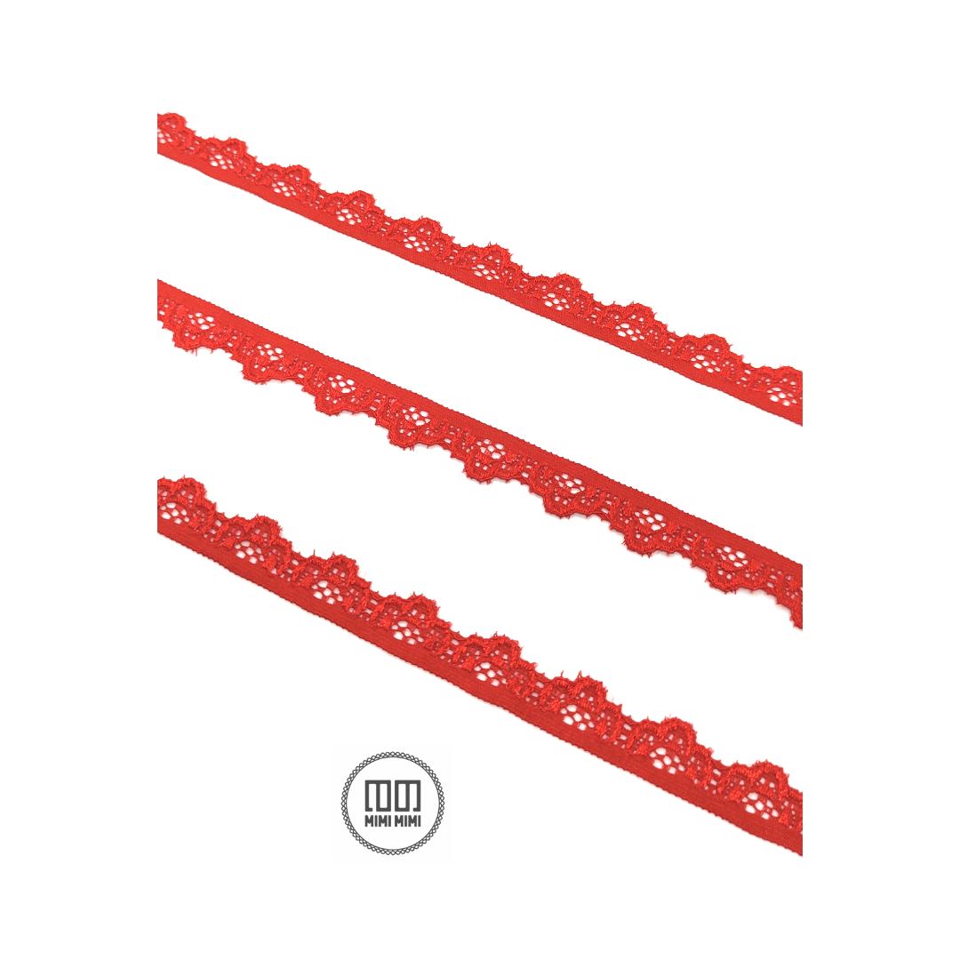 PUNTILLA 1,5CM ROJO