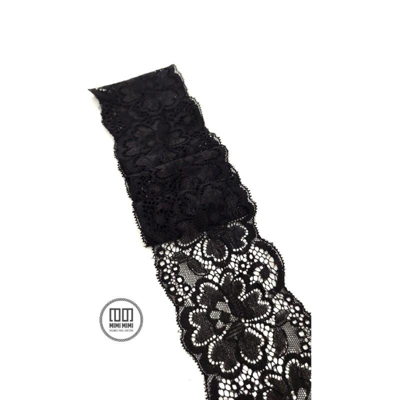 PUNTILLA 7.5CM ELVIRA NEGRO