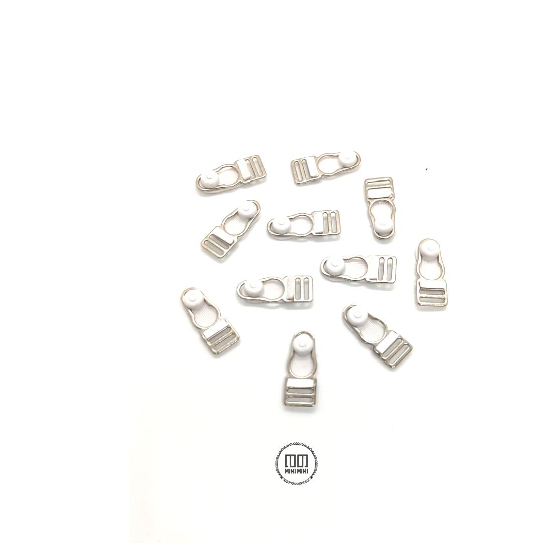 BROCHE PORTALIGA CERRADO 11MM BLANCO