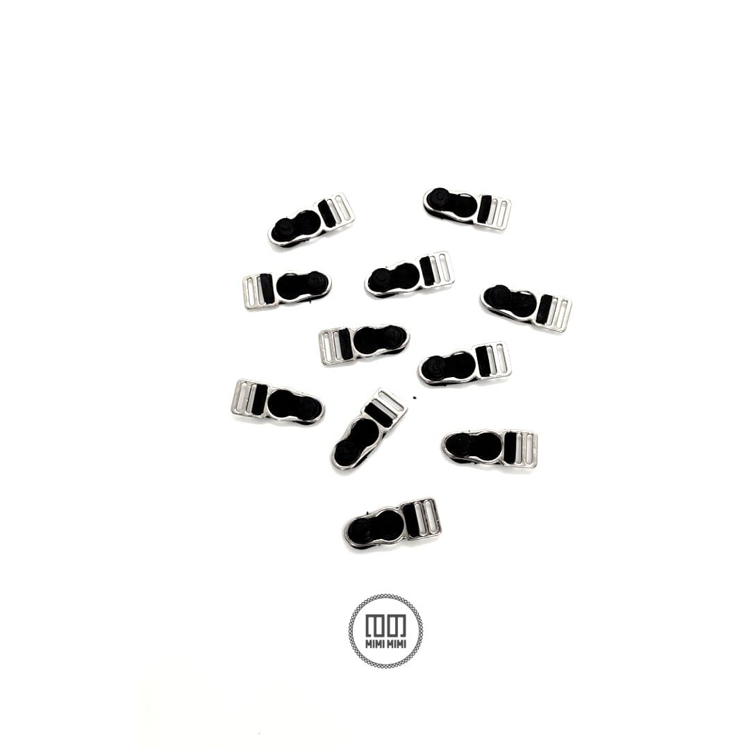 BROCHE PORTALIGA CERRADO 11MM NEGRO