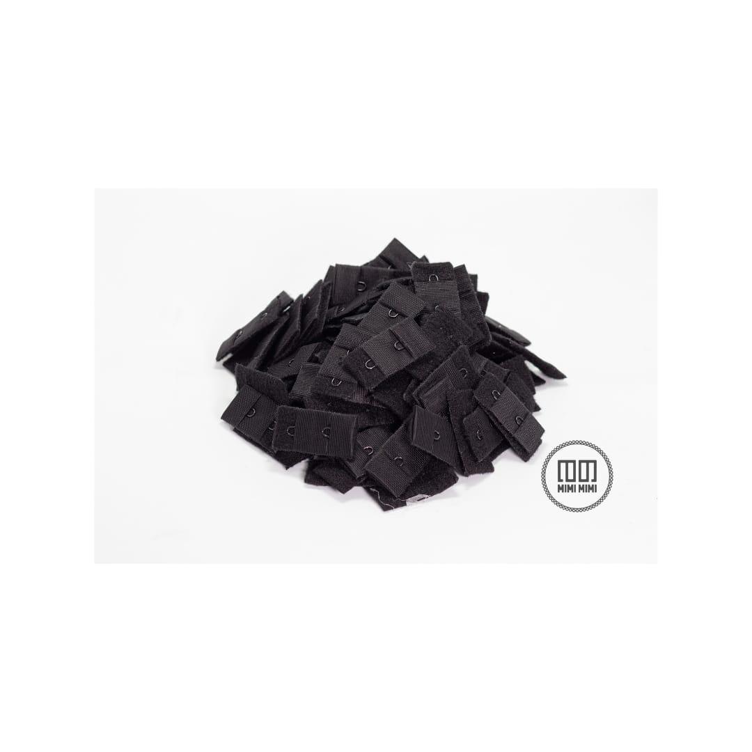 BROCHE DE TELA 2CM NEGRO