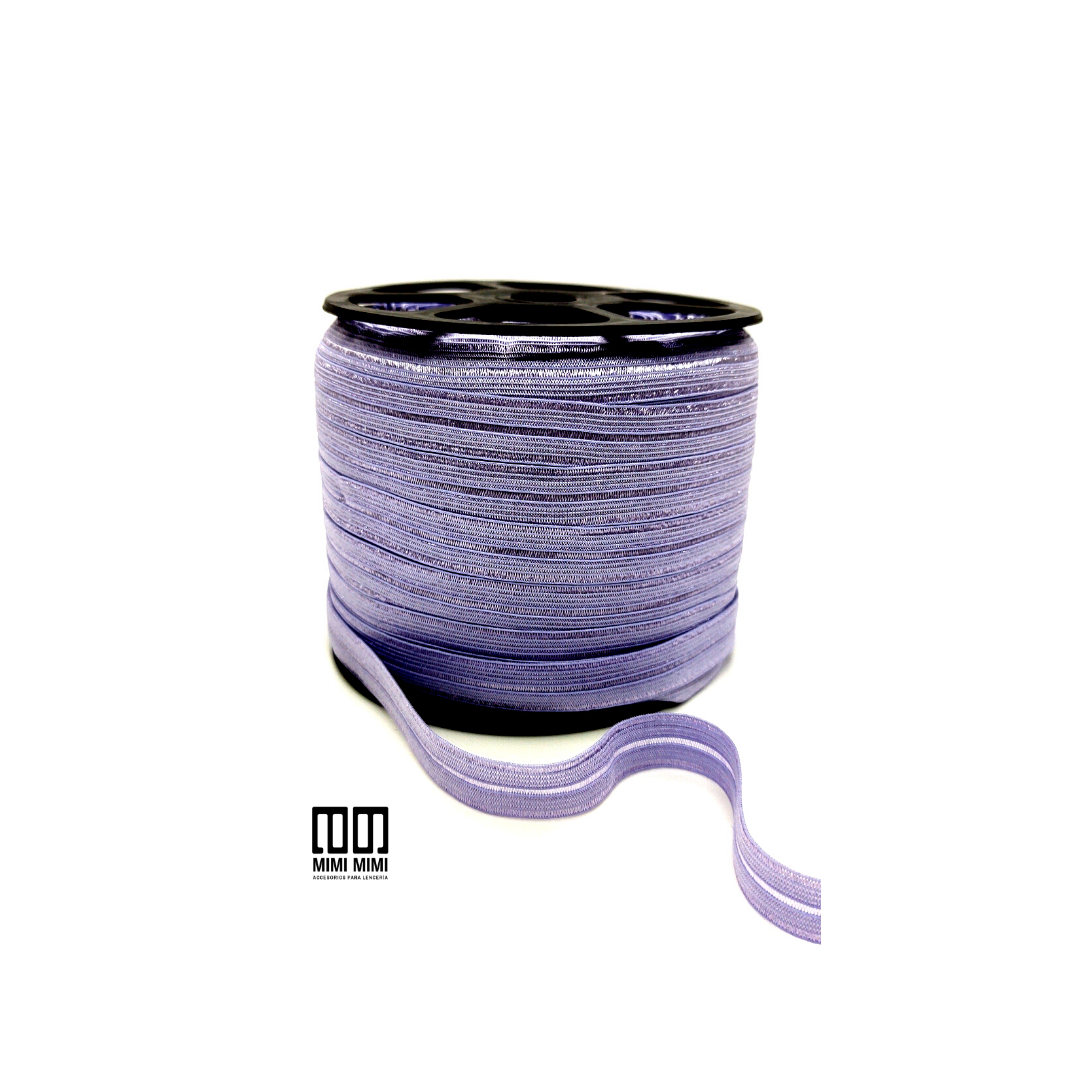 PARTIDO TERESINA (ZANOTTI) LILA BRILLANTE 12.5MM (ROLLO COMPLETO X 100MTS)