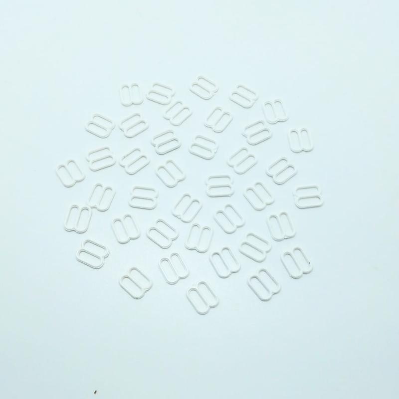 CORREDERA PLASTICO BLANCO 10MM (X MAYOR 500U)