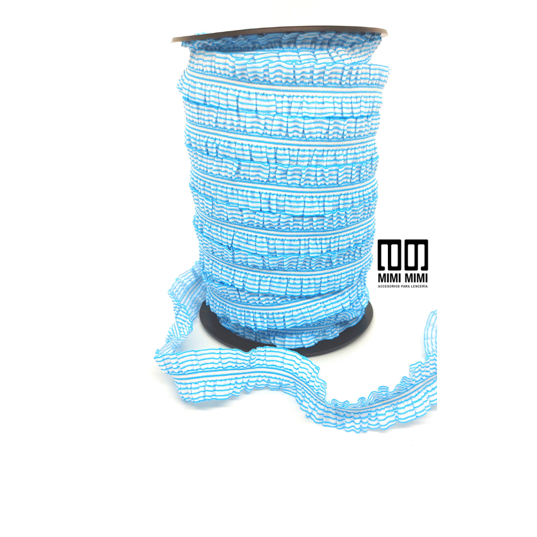 ELASTICO ANDES 20MM (ZANOTTI) TURQUESA (ROLLO COMPETO X 50MTS)