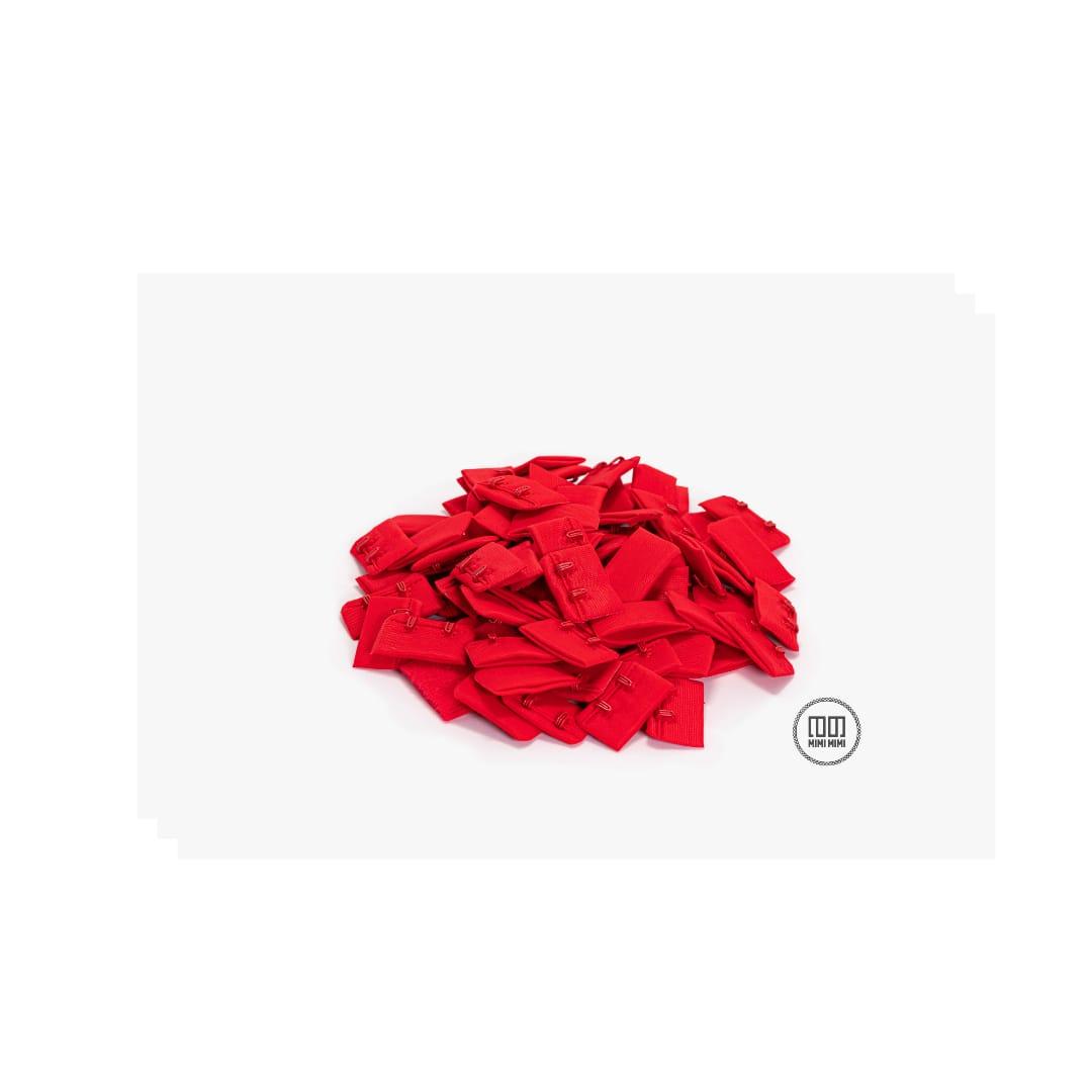 BROCHE DE TELA 3CM ROJO (PAQUETE POR MAYOR 500U)